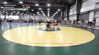 127 lbs Rr Rnd 2 - Brendan Barnett, Quest School Of Wrestling MS - MS vs Jameson Neise, 4M Power - MS