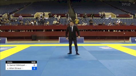 Suleyman Samet Göktopal vs Jacob Allen Straus 2024 Pan IBJJF Jiu-Jitsu No-Gi Championship
