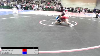 106A kg Rr Rnd 1 - Evan Sanati, Integrity Wrestling Club vs Cadell Lee, Powerhouse Wrestling Academy