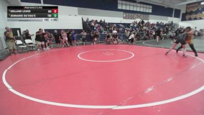 125 lbs Round 4 - JennaRie Su`esu`e, Threshold Wrestling Club vs Ireland Lewis, Brea High School