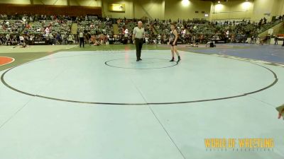 96 lbs Consi Of 16 #2 - Wyatt Miller, Tonopah Jr. Wrestling vs Nainoa Albeso, Team Aggression