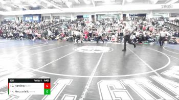 190 lbs Quarterfinal - Hazen Meccariello, Emery vs Calvin Harding, Westlake