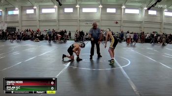 120 lbs Round 3 (10 Team) - Dylan Ilc, Lake WC vs Owen Moss, OMP
