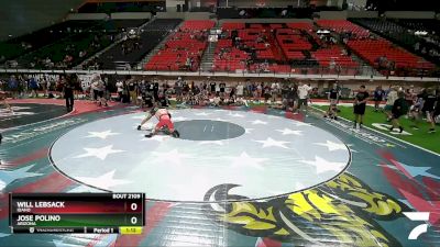 145 lbs Quarterfinal - Will Lebsack, Idaho vs Jose Polino, Arizona