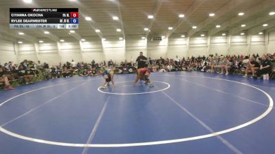 170 lbs Ciyanna Okocha, Pennsylvania Blue vs Rylee Dearwester, Ohio Blue