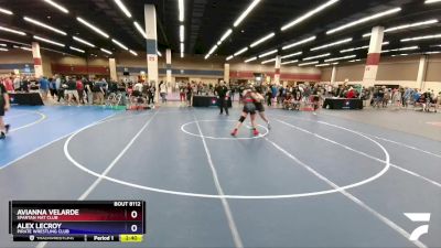 170 lbs Cons. Semi - Avianna Velarde, Spartan Mat Club vs Alex Lecroy, Pirate Wrestling Club