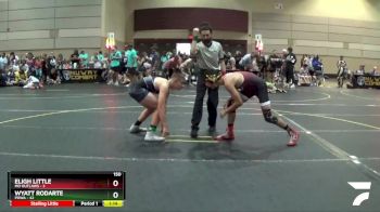 150 lbs Round 2 (6 Team) - Wyatt Rodarte, POWA vs Eligh Little, MO Outlaws