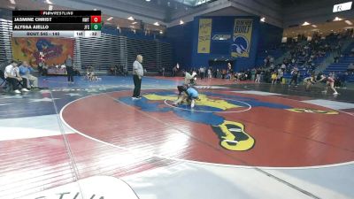 140 lbs Cons. Round 4 - Alyssa Aiello, Jefferson Sparta vs Jasmine Christ, Newton