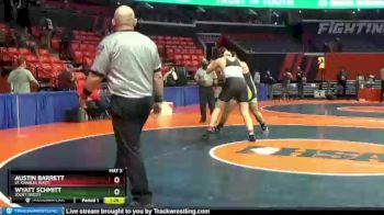 3A 285 Cons. Round 2 - Wyatt Schmitt, Joliet (West) vs Austin Barrett, St. Charles (East)