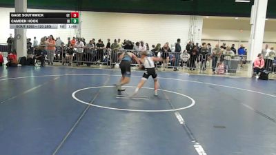 120 lbs Round Of 16 - Gage Southwick, UT vs Camden Hook, IN