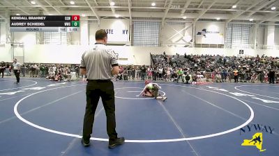 74 lbs Round 1 - Kendall Brahney, Crown City Wrestling vs Audrey Schiedel, WRCL Wrestling Club