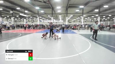 53 lbs 5th Place - Rene Vargas, Thundercats WC vs Jaxon Devaul, Pikes Peak Warriors