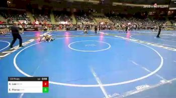 90 lbs 1/4 Finals - Keanu Lee, Metro Wrestling Club vs Easton Pierce, Standfast