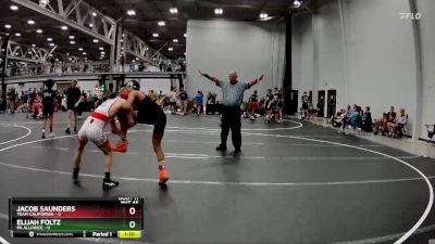 98 lbs Round 3 (8 Team) - Jacob Saunders, Team California vs Elijah Foltz, PA Alliance