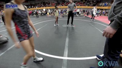 67 lbs Rr Rnd 1 - Lilli Albiston, Geary Youth Wrestling vs Amourah Taylor, D3 Wrestling Cluib