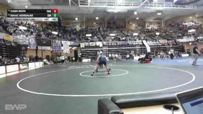 190 lbs Cons. Round 1 - Isaac Gonzalez, St. Marys HS vs Cash Roth, Phillipsburg HS