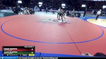 157 lbs Cons. Round 2 - Gavin Blanton, Battle Ground vs Chase Warnick, Mercer Island