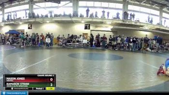 120 lbs Champ. Round 2 - Mason Jones, Indiana vs Kamaron Straw, Angola Elite Wrestling