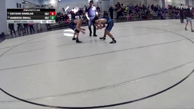 123 lbs Semifinal - Zaiyahn Ornelas, Team Zapas Wrestling Club vs Jameson Small, Kearney