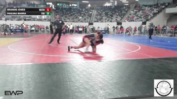 105 lbs Round Of 16 - Brandis Jones, Westmoore Wresting vs Paulina Ibarra, Putnam City West
