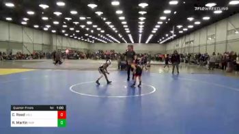 60 lbs Quarterfinal - Colton Reed, Well Trained vs Ricky Martin, Misfits Porterville