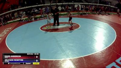 55-60 lbs Round 1 - David Anderson, Utah vs Grayson McIntyre, Alaska