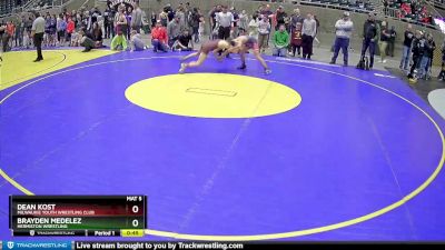 97 lbs Quarterfinal - Dean Kost, Milwaukie Youth Wrestling Club vs Brayden Medelez, Hermiston Wrestling