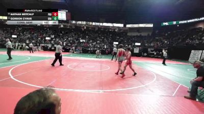 140 lbs Cons. Semi - Gordon Cyrus, Unattached vs Nathan Metcalf, PROA
