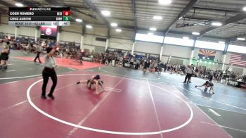 62 lbs Quarterfinal - Coen Romero, Desert Dogs WC vs Cruz Austin, GomezBrothersGrapplingAcademy