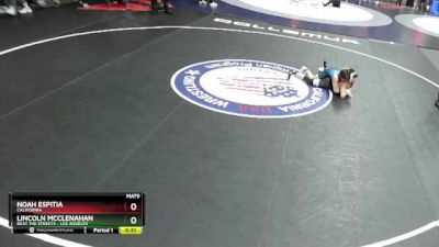 132 lbs Cons. Round 4 - Noah Espitia, California vs Lincoln McClenahan, Beat The Streets - Los Angeles