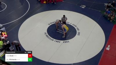 212 lbs Consi Of 8 #1 - Zeke Doak, River Valley vs Lawson Richards, Glendale