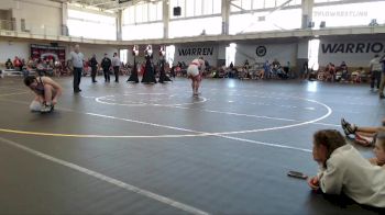 164 lbs Round 4 (6 Team) - AvaLyn Mosconi, Indiana INFERNO GOLD vs Abbie Miles, Team Pennsylvania