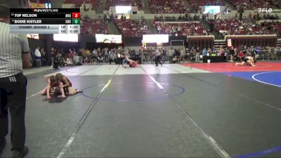 74 lbs Champ. Round 1 - Bodie Kistler, Sheridan Wrestling Club vs Tuf Nelson, Minot High School