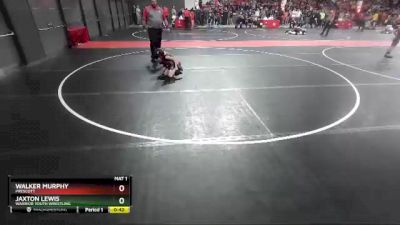 72 lbs Quarterfinal - Walker Murphy, Prescott vs Jaxton Lewis, Warrior Youth Wrestling