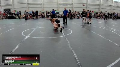 130 lbs Round 7 (10 Team) - Dylan Ilc, Lake WC vs Thayne Gourley, Rambler WC