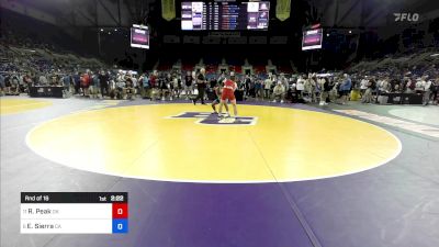 132 lbs Rnd Of 16 - Rhett Peak, OK vs Edwin Sierra, CA