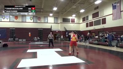 285 lbs Cons. Round 1 - Chase McClelland, Carlisle vs Julio Flores, West Liberty