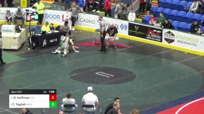 192 lbs Round Of 32 - Ricky Hoffman, Faith Christian Academy vs Christian Tagliati, Hershey