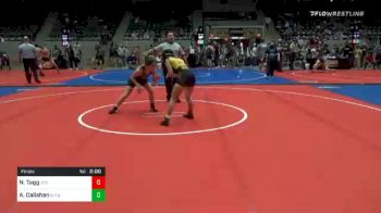 112 lbs Final - Nevaeh Tagg, JAY HIGH SCHOOL vs Aralease Callahan, Broken Arrow Girls