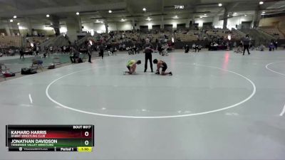 120 lbs Semifinal - Kamaro Harris, Rabbit Wrestling Club vs Jonathan Davidson, Tennessee Valley Wrestling