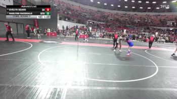138 lbs Cons. Round 5 - Evelyn Sears, Chilton/Hilbert vs Raelynn Ragsdale, River Valley Youth Wrestling