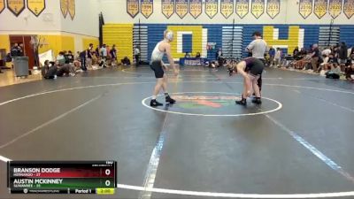 150 lbs Semifinals (8 Team) - Austin McKinney, Suwannee vs Branson Dodge, Hernando