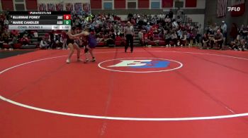 145 lbs Cons. Round 5 - Marie Candler, Alburnett vs Elliemae Forey, Janesville