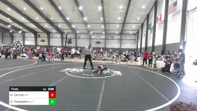 46 lbs Final - Hunter Carlyle, Mat Demon WC vs Hayden Templeton, Mat Rats Rebooted