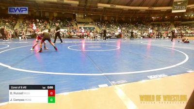 61 lbs Consi Of 8 #2 - Beau Russell, ReZults Wrestling vs Julian Campos, Monster Garage