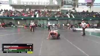 285 lbs Champ. Round 1 - Terrese Aaron, Northern Illinois vs Jordan Earnest, Ohio University