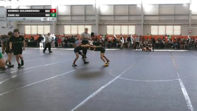 72 lbs Finals (8 Team) - Zane Ali, Westshore WC vs Dominic Golembiewski, Neighborhood Wrestling