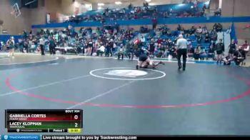 170 lbs Cons. Semi - Gabriella Cortes, Mount Baker vs Lacey Klopman, Washougal