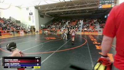 74 lbs Round 2 - Paxton Herd, Powell Wrestling Club vs Luke Glennon, Billings Wrestling Club