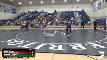 109 lbs Semifinal - Evelyn Lozano, Santa Ana College vs Ruby Rivas, Mt. San Antonio College